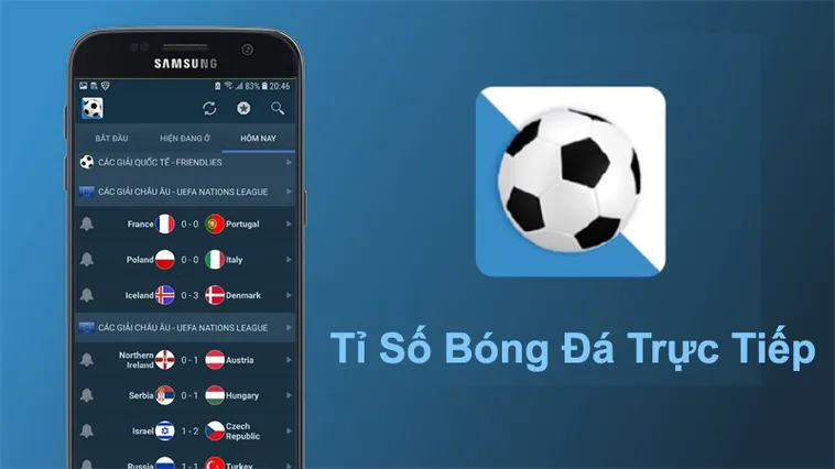 Tỷ Số Bóng Đá Trực Tuyến Cập Nhật Nhanh Nhất Đảm Bảo Chính Xác Tuyệt Đối